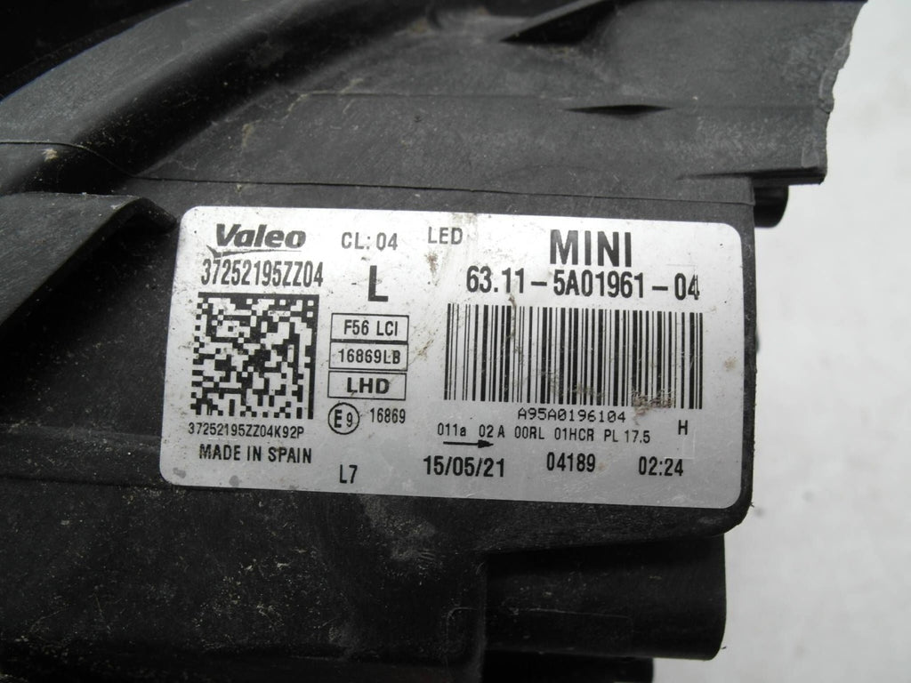 Frontscheinwerfer Mini F56 F55 5A0196104 Links Scheinwerfer Headlight SCH8284971622ca