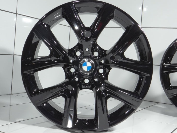 4x Alufelge 17 Zoll 6.5" 5x112 39ET Glanz Silber 6856076 BMW F39 F48 Rim Wheel FEL7634112512pp