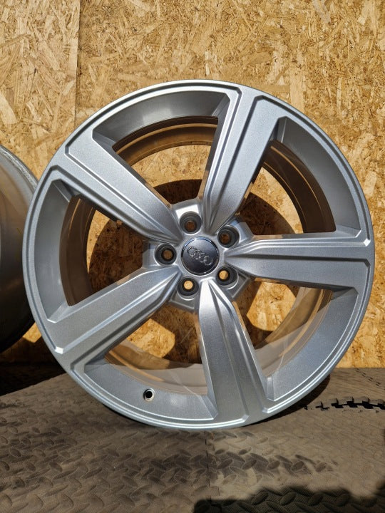 4x Alufelge 20 Zoll 9.0" 5x112 38ET Glanz Silber 4KE601025S Audi Rim Wheel FEL4886801592uh