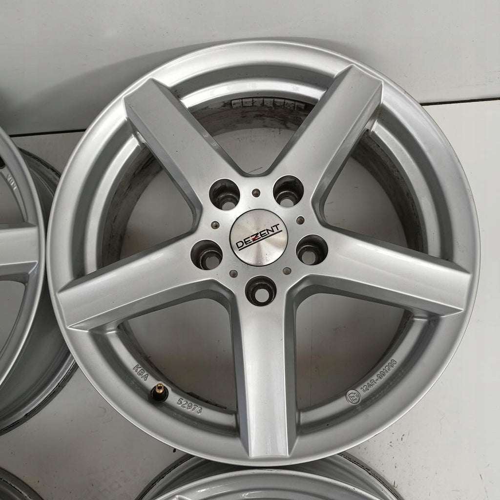 4x Alufelge 16 Zoll 6.5" 5x112 46ET Glanz Silber Audi I Rim Wheel FEL7598496500cr