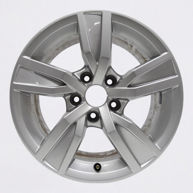 1x Alufelge 16 Zoll 7.0" 5x112 35ET Glanz Silber 8W0601025A Audi A4 B9 Rim Wheel