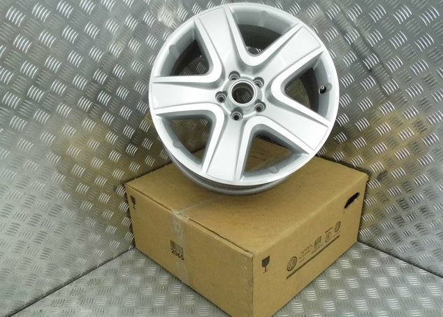 1x Alufelge 18 Zoll 7.0" 5x112 43ET Glanz Silber 5N0601025 VW Golf VII Tiguan