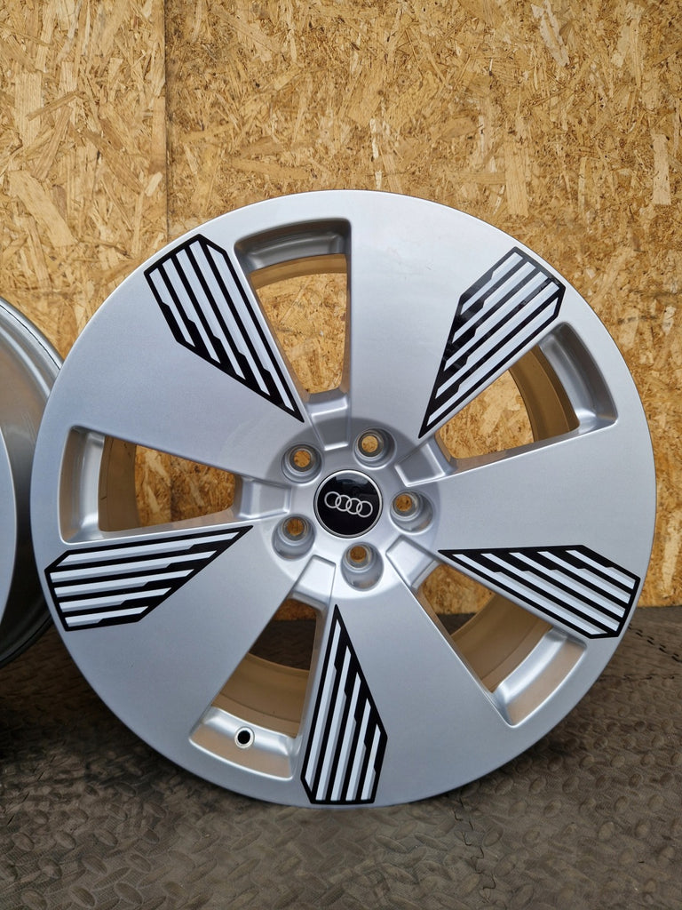4x Alufelge 19 Zoll 8.0" 5x112 34ET Glanz Silber 4KE601025L Audi Rim Wheel FEL8548380703jp