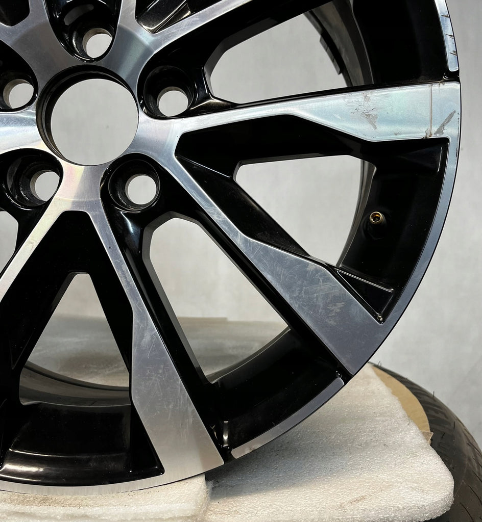 1x Alufelge 17 Zoll 7.0" 5x108 50ET Glanz Schwarz 31664557 Volvo V60 V40