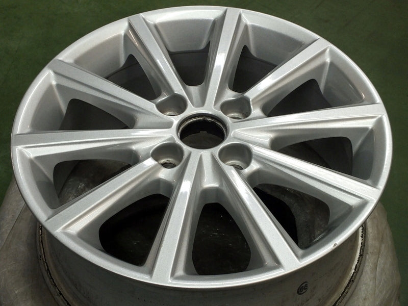 1x Alufelge 16 Zoll 6.5" 4x108 40ET Glanz Silber FV1C-1007-AA Ford Fiesta