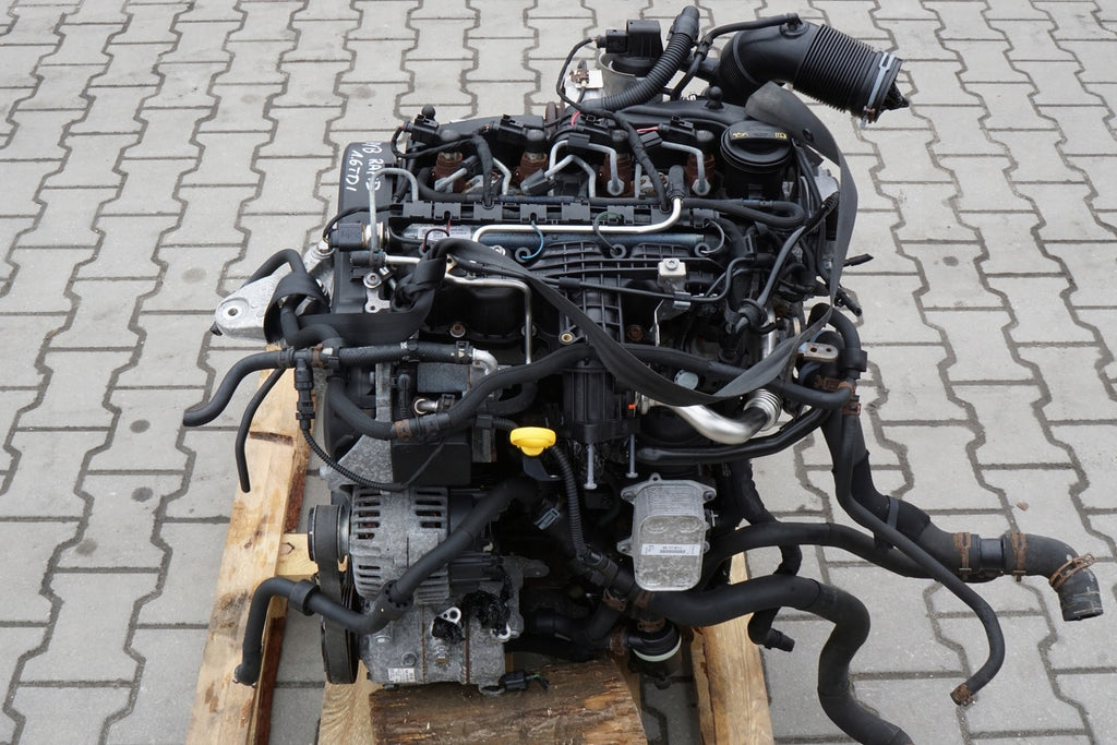 Motor VW Polo IV CAY 1.6 TDI 175TKm Diesel Engine Unkomplett
