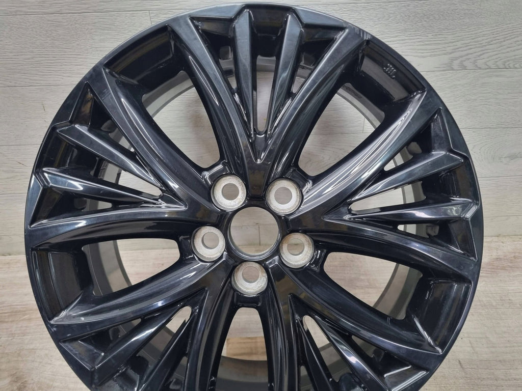 1x Alufelge 17 Zoll 6.5" 5x100 50ET Glanz Schwarz PW4570D005 Toyota Yaris FEL6314419307fj