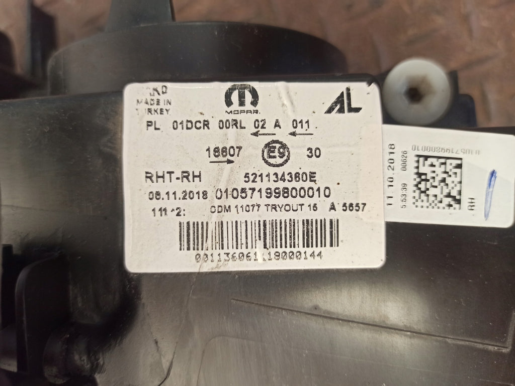 Frontscheinwerfer Fiat Tipo Rechts Scheinwerfer Headlight SCH6407744546rp