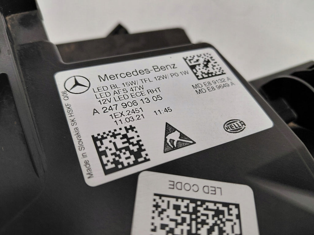 Frontscheinwerfer Mercedes-Benz W247 A2479061305 Full LED Links Headlight SCH6343467826uk