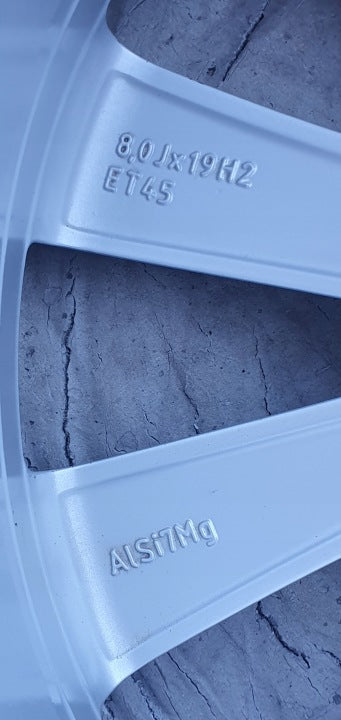 1x Alufelge 19 Zoll 8.0" 5x112 45ET Glanz Silber 5LA601025AP Skoda Kodiaq FEL9714391357tx