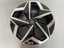 Laden Sie das Bild in den Galerie-Viewer, 1x Alufelge 19 Zoll 7.5" 5x112 50ET Glanz Schwarz 10A601025H VW Rim Wheel FEL1936590278zf