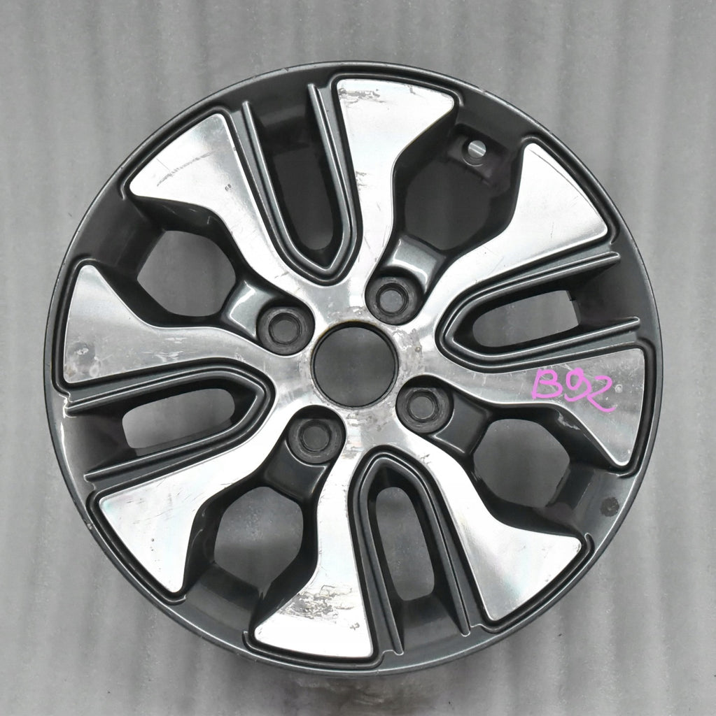 1x Alufelge 14 Zoll 5.0" 4x100 49ET 52910-1Y700 MA-DAR81 Kia Picanto Rim Wheel FEL7373765677op