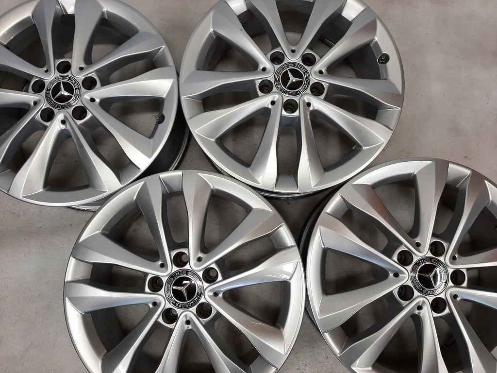 4x Alufelge 17 Zoll 7.0" 5x112 48 5ET A2054018000 Mercedes-Benz W205 Rim Wheel FEL3699430449zz