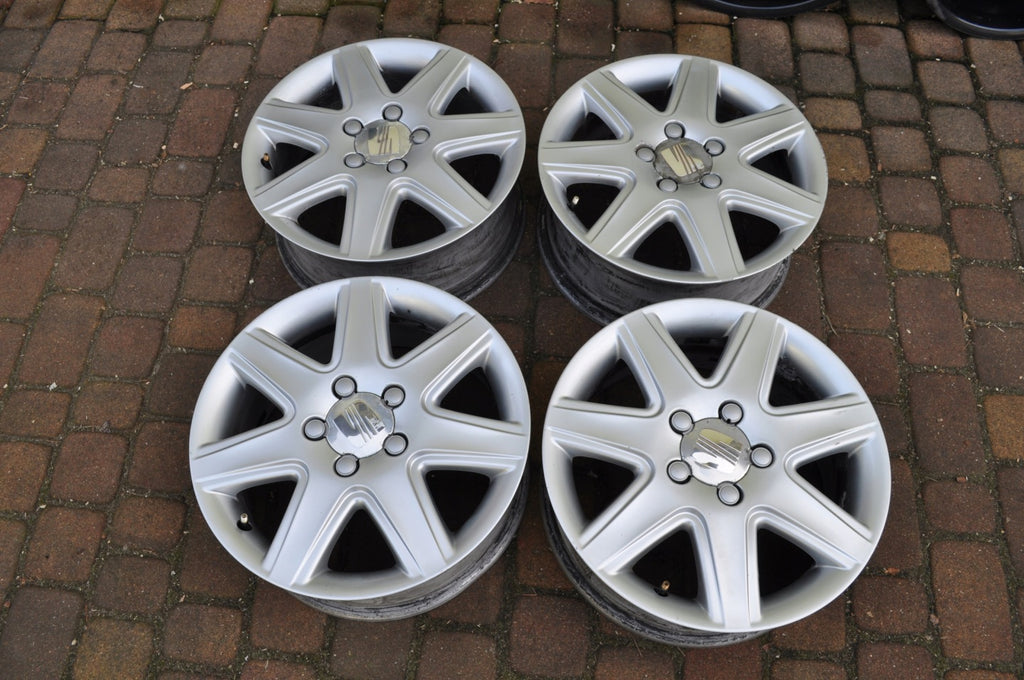 4x Alufelge 16 Zoll 5x112 50ET Silber 5P0601025E Seat Altea Rim Wheel FEL9103885678mj