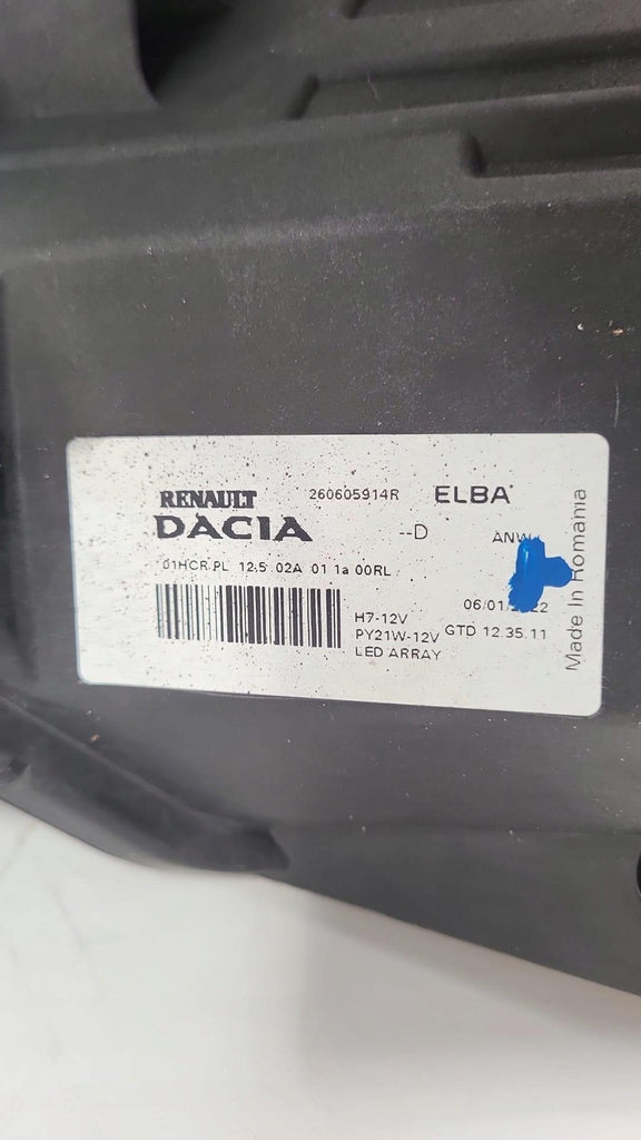 Frontscheinwerfer Dacia Sandero III 260605914R Full LED Links Headlight