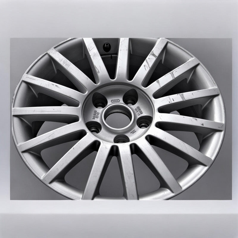 1x Alufelge 16 Zoll 7.0" 5x112 42ET Silber 8E0601025AR Audi A4 B6 B7 Rim Wheel