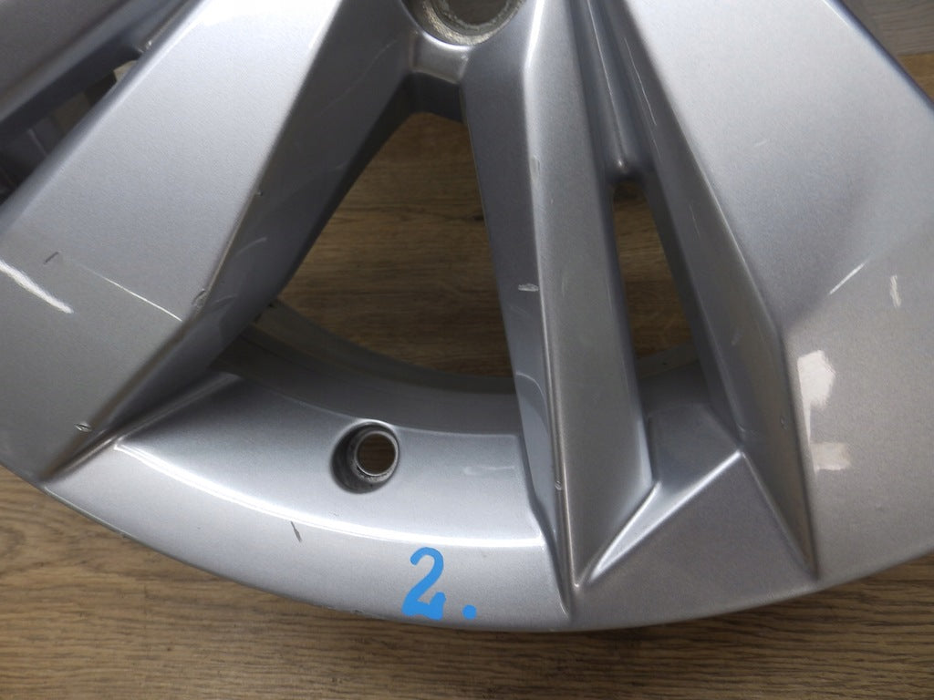 1x Alufelge 15 Zoll 5.5" 5x100 40ET Glanz Silber 2G0601025 VW Polo Rim Wheel FEL5494462352mf