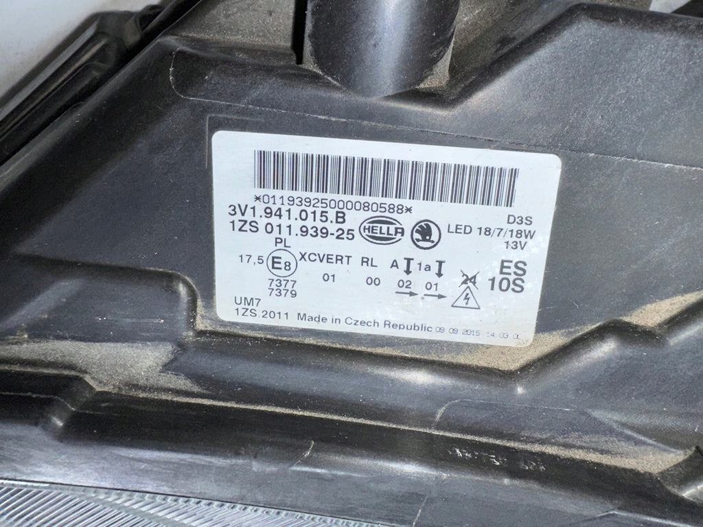 Frontscheinwerfer Skoda Superb 3V1941015B LED FALSE Scheinwerfer Headlight SCH3967508633tm