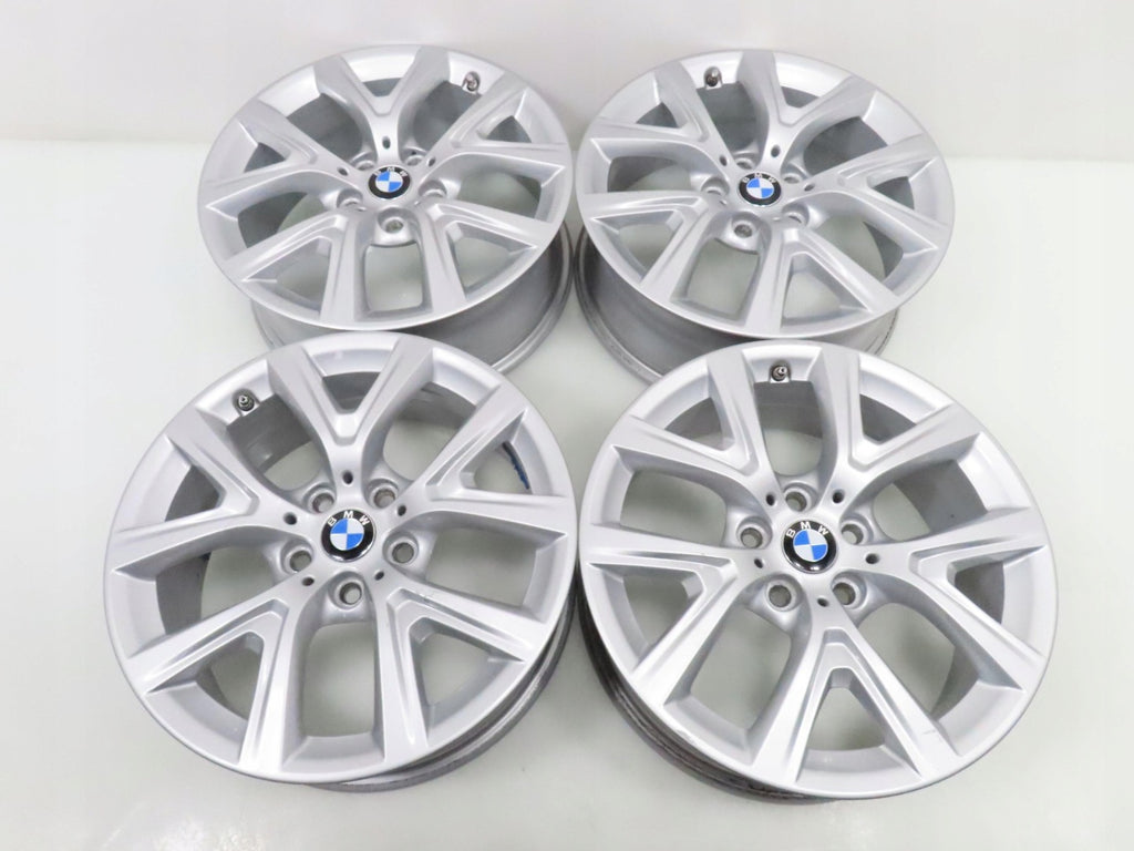 4x Alufelge 17 Zoll 6.5" 5x112 39ET Glanz Silber 6856076 BMW F39 X1 F48 FEL2412237320zg