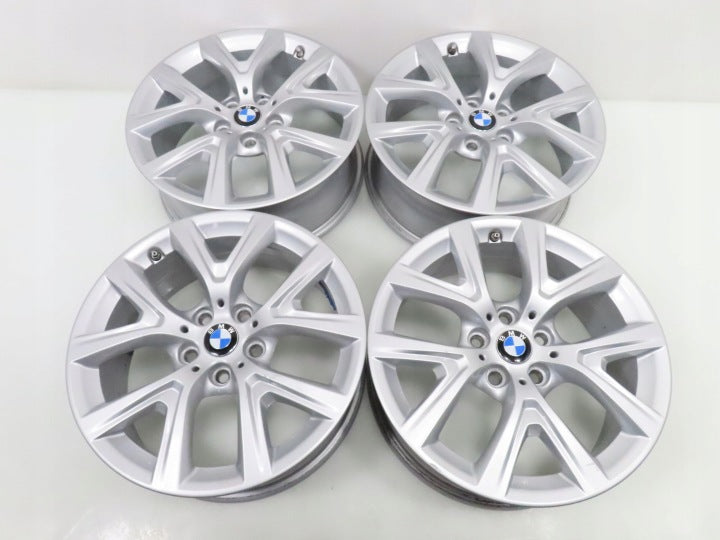 4x Alufelge 17 Zoll 6.5" 5x112 39ET Glanz Silber 6856076 BMW F39 X1 F48 FEL2412237320zg
