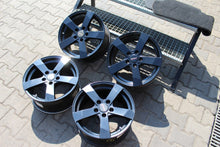 Load image into Gallery viewer, 4x Alufelge 16 Zoll 7.5" 5x112 50ET Matt Schwarz KBA49734 Audi I Rim Wheel FEL9767864672bt