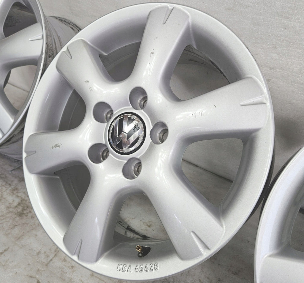 4x Alufelge 15 Zoll 6.5" 5x112 50ET 1K0601025S Audi A6 A4 Golf VIII I Rim Wheel FEL3325128970rt