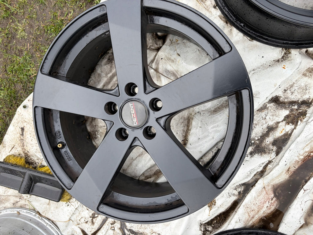 4x Alufelge 18 Zoll 7.5" 5x115 48ET Matt Schwarz KBA49735 Rim Wheel FEL9996985589kb