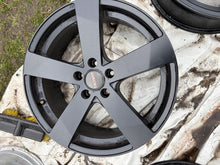 Laden Sie das Bild in den Galerie-Viewer, 4x Alufelge 18 Zoll 7.5" 5x115 48ET Matt Schwarz KBA49735 Rim Wheel FEL9996985589kb