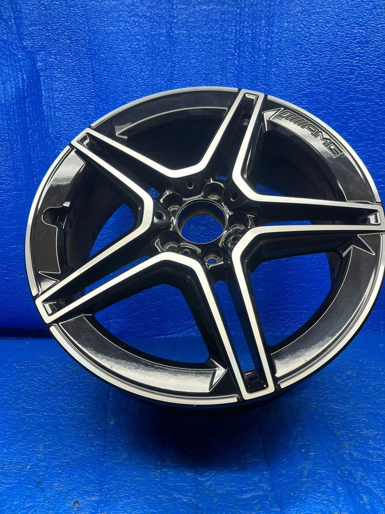 1x Alufelge 19 Zoll 7.5" 5x112 53ET Glanz Schwarz A2474011500 Mercedes-Benz W247 FEL9007398172gd