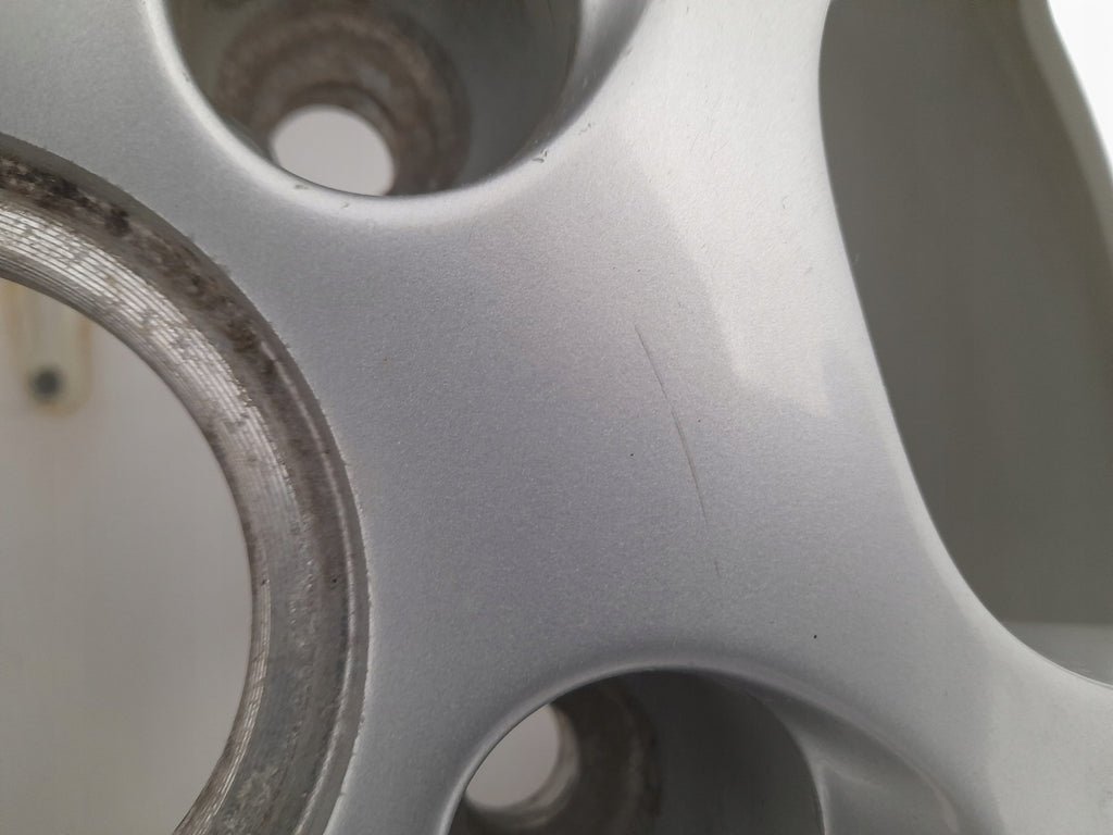 1x Alufelge 17 Zoll 6.5" 5x130 55ET Glanz Silber 98736212205 Porsche Rim Wheel FEL4659722953gf