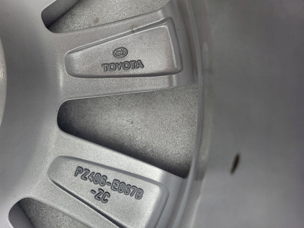1x Alufelge 15 Zoll 5.5" 4x100 45ET PZ406-E067B-ZC PZ406E067BZC Toyota Corolla FEL4818207486sb