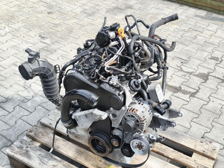 Motor VW Multivan Caravelle CCH 2.0 TDI 120TKm 2009 Diesel Engine Komplett MOT9052189638vg