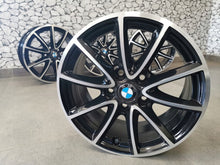 Load image into Gallery viewer, 4x Alufelge 16 Zoll 7.0" 5x112 52ET Glanz Schwarz 6855080 BMW 2 F45 Rim Wheel FEL9465640972ng