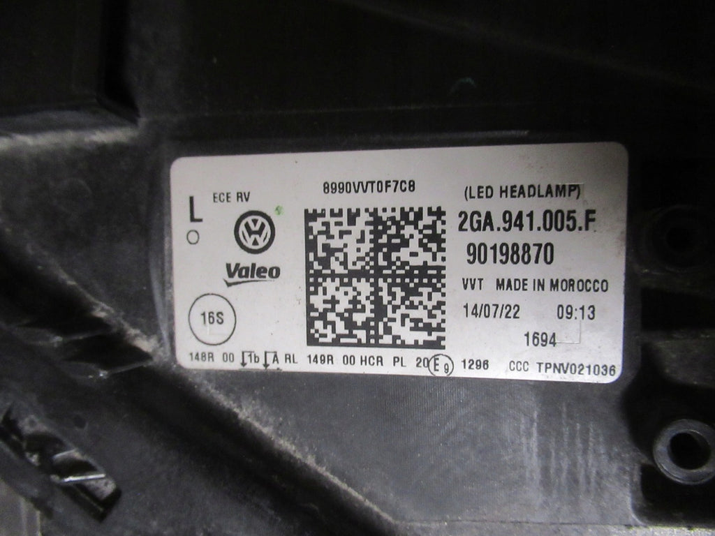 Frontscheinwerfer VW T-Roc Troc 2GA941005 LED Links Scheinwerfer Headlight