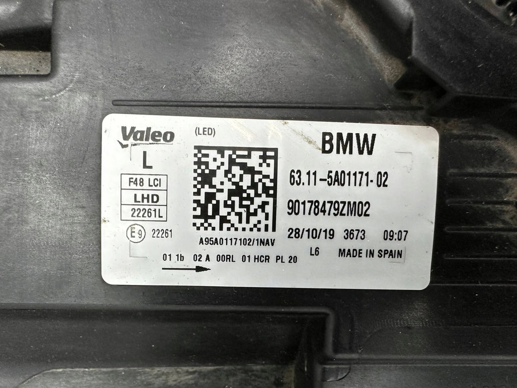 Frontscheinwerfer BMW X1 F48 5A01171 Links Scheinwerfer Headlight SCH1364064336ee