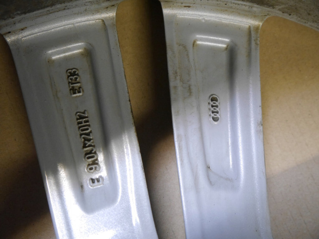 4x Alufelge 20 Zoll 9.0" 5x112 33ET Glanz Silber 4M0601025H Audi Q7 Rim Wheel FEL8555961444ls