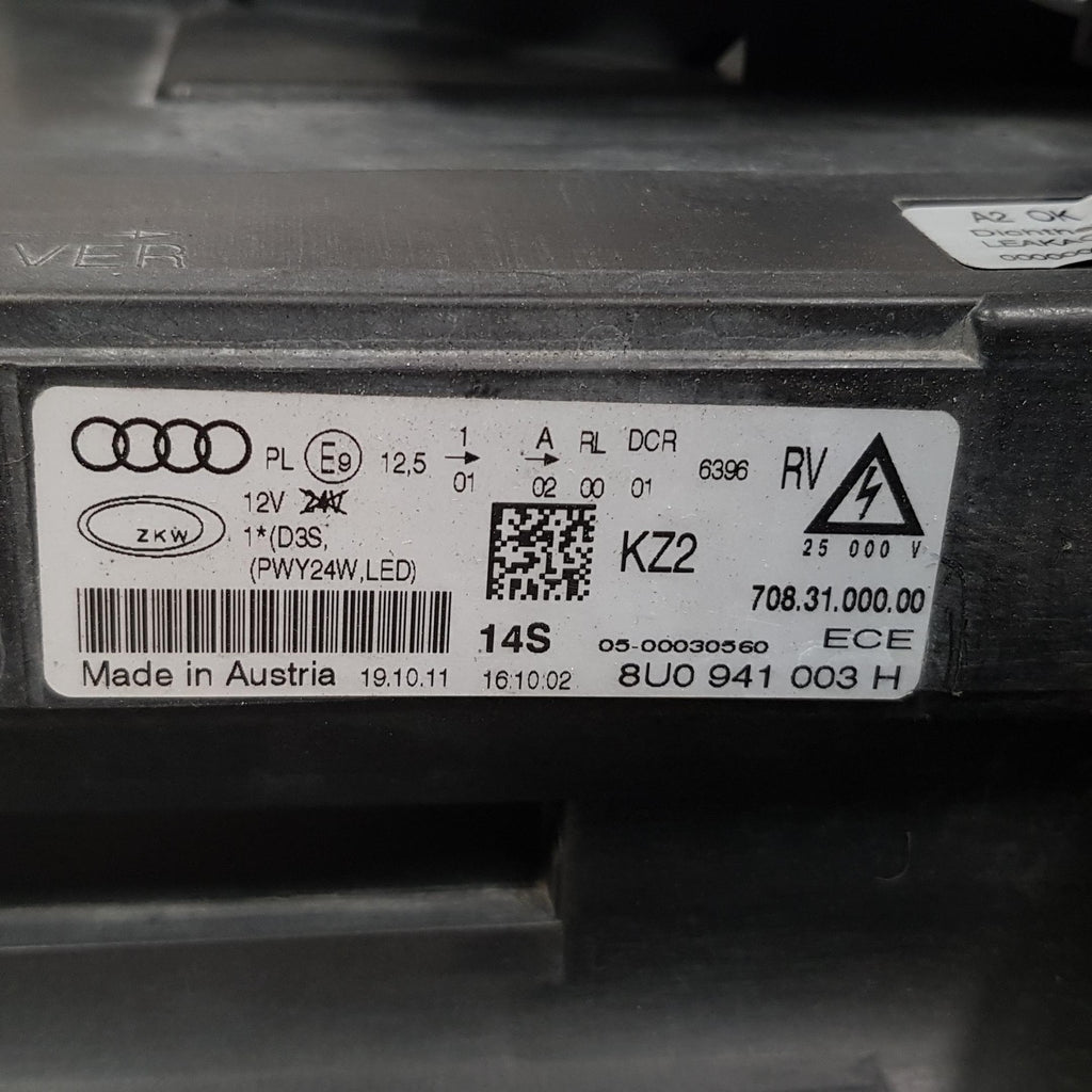 Frontscheinwerfer Audi Q3 8U0941003H 4G0907397D Xenon Links Headlight