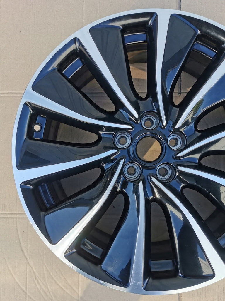 1x Alufelge 19 Zoll 7.0" 5x108 38ET Glanz Schwarz 174580 Opel Grandland X