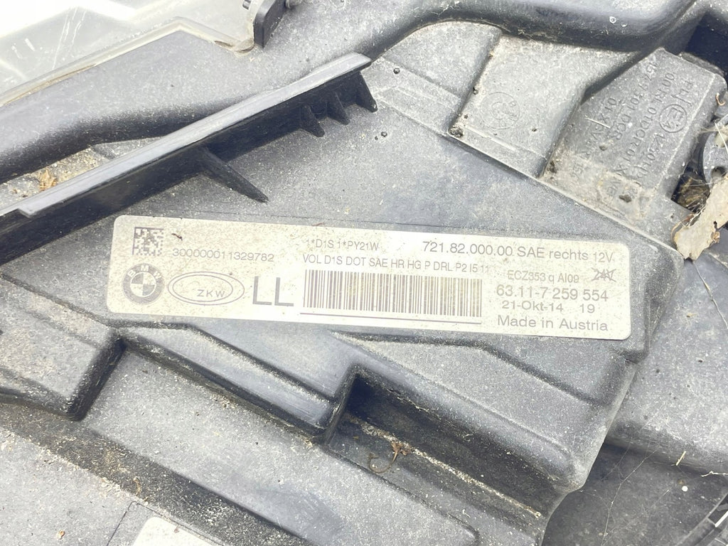 Frontscheinwerfer BMW 3 F30 F31 7259554 Vorderseite Scheinwerfer Headlight SCH6887007014pu