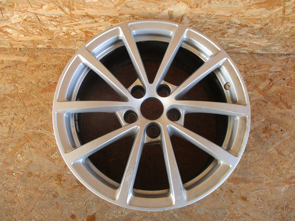 1x Alufelge 17 Zoll 7.5" 5x112 36ET Matt Silber 4K0601025 Audi Rim Wheel