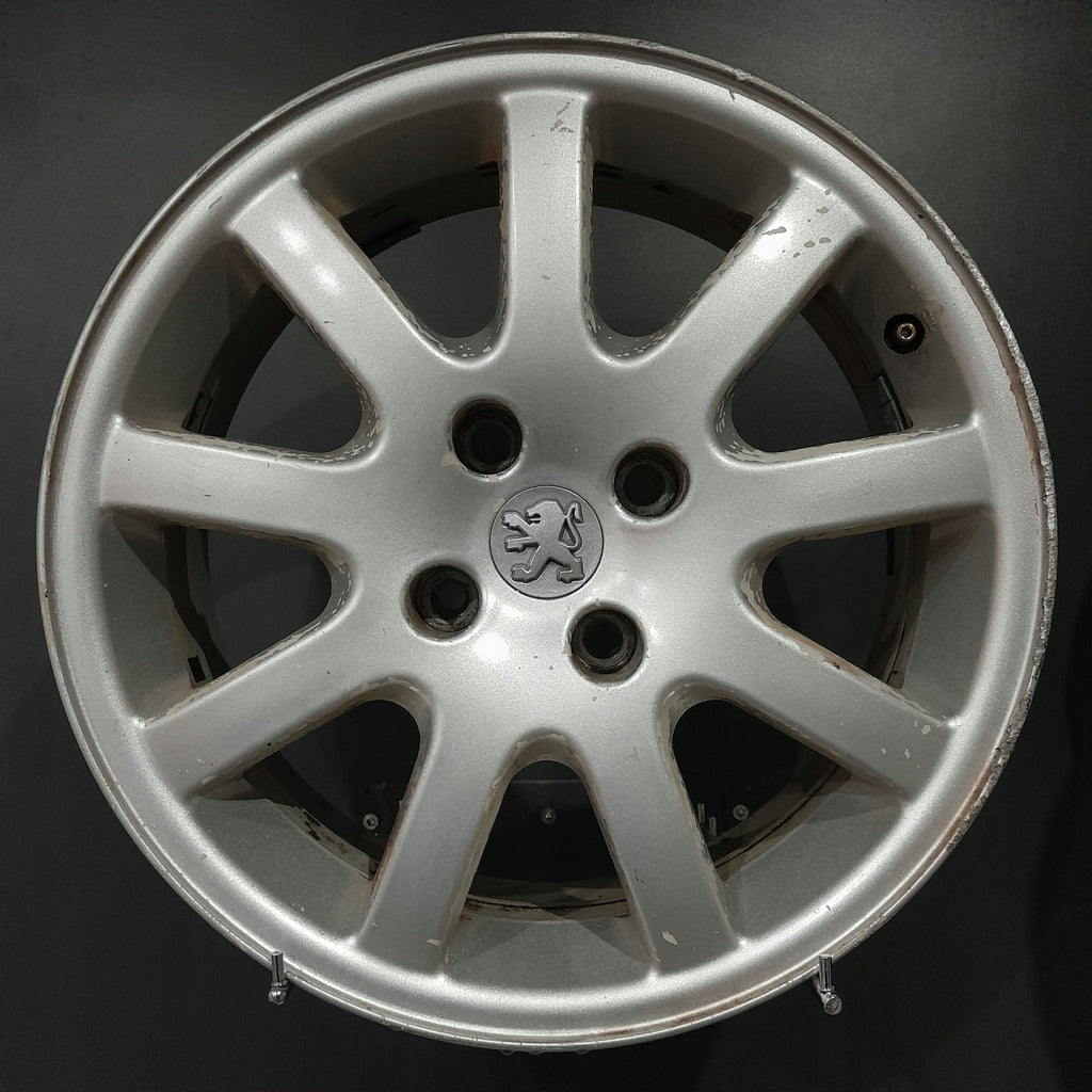4x Alufelge 16 Zoll 6.5" 4x108 28ET Matt Silber Citroën C2 206\+ Rim Wheel FEL1607067862oj