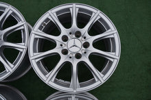Load image into Gallery viewer, 4x Alufelge 16 Zoll 6.5" 5x112 38ET Glanz Silber A2054012400 Mercedes-Benz W205 FEL5754955709wc