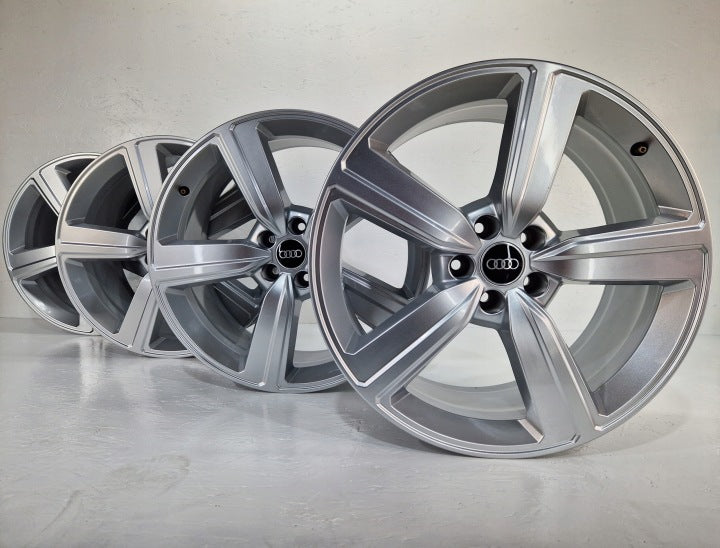 4x Alufelge 20 Zoll 9.0" 5x112 38ET Glanz Silber 4KE601025S Audi Rim Wheel FEL7387808364ij
