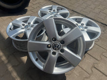 Load image into Gallery viewer, 4x Alufelge 16 Zoll 6.5" 5x112 Glanz Silber 1T0601025M VW Touran Rim Wheel FEL9842010666vj