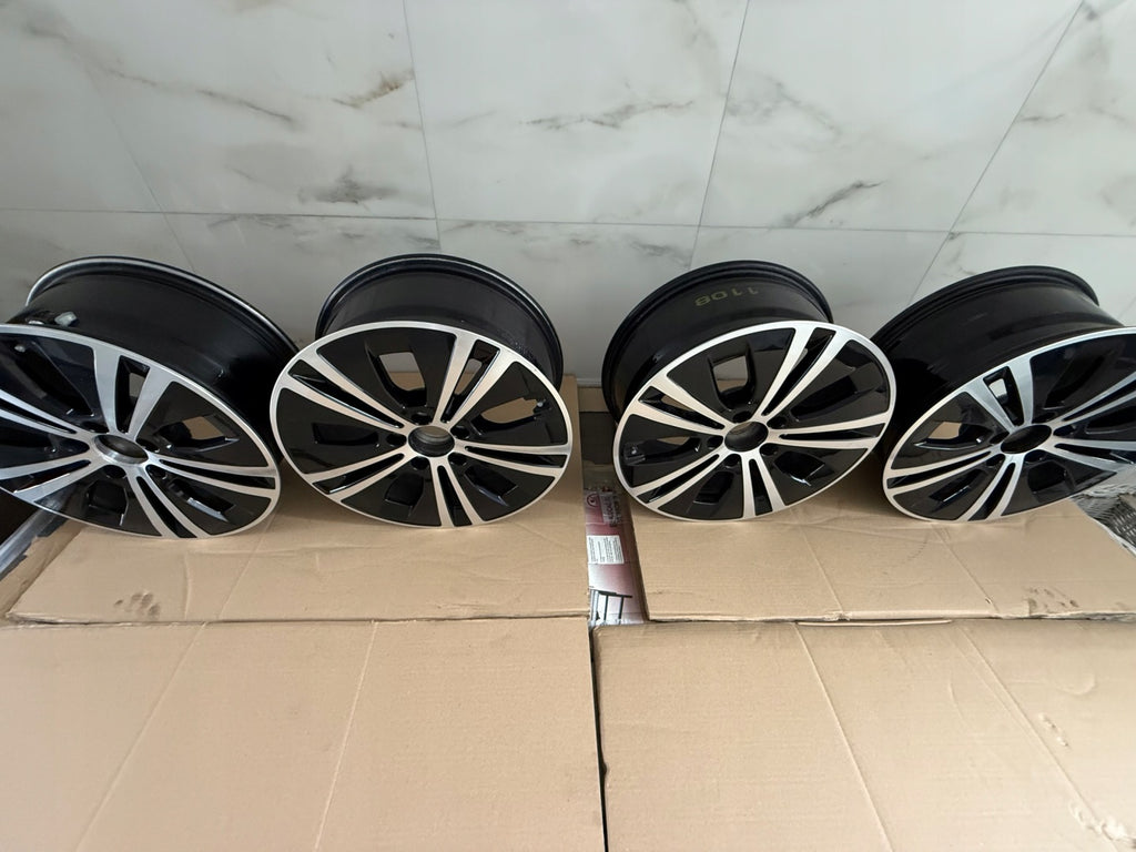 4x Alufelge 17 Zoll 7.5" 5x112 40ET Glanz Schwarz A2134015100 Audi I Rim Wheel FEL9730945742kk