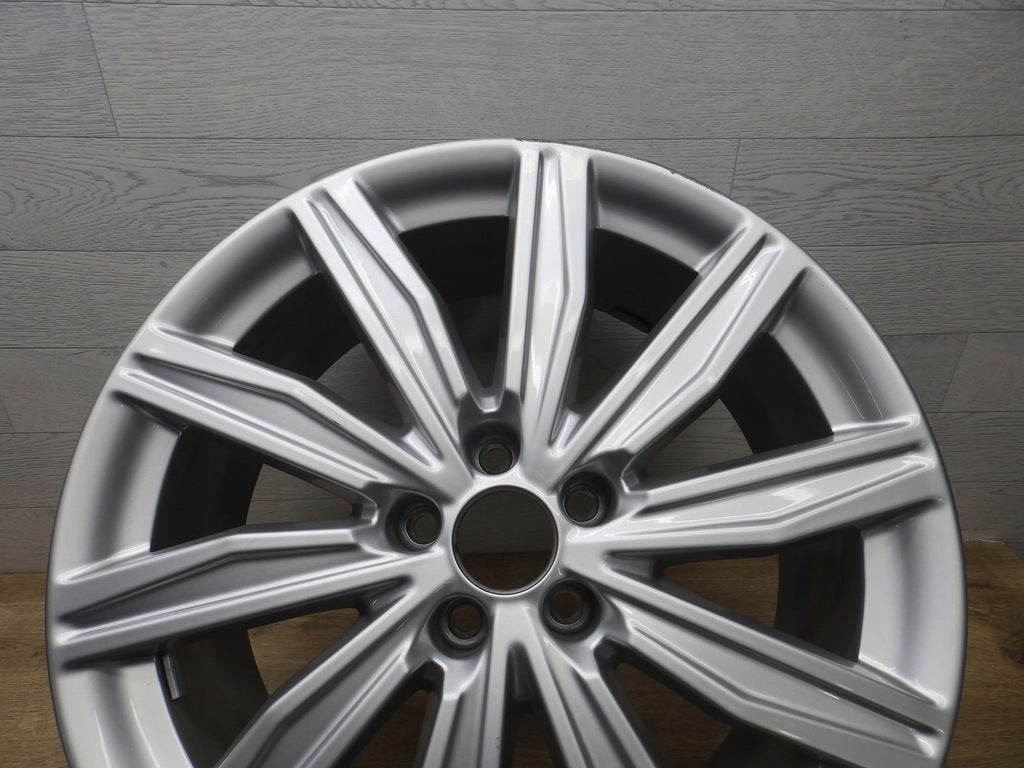 1x Alufelge 19 Zoll 8.0" 5x112 39ET Glanz Silber 4K0601025M Audi A6 C8 Rim Wheel FEL6572782443sw