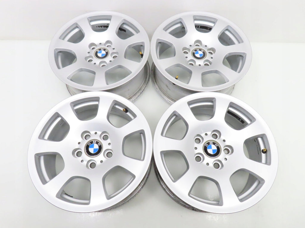 4x Alufelge 16 Zoll 7.0" 5x120 20ET Silber 6762000 BMW E60 Rim Wheel FEL3011386930dt