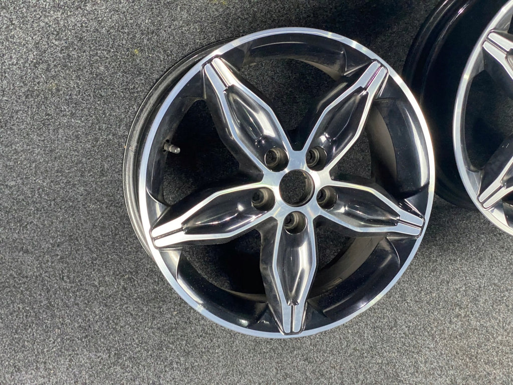 1x Alufelge 17 Zoll 6.5" 5x108 50ET Glanz Schwarz ET1J-BA Ford Transit Connect FEL8915186273qf