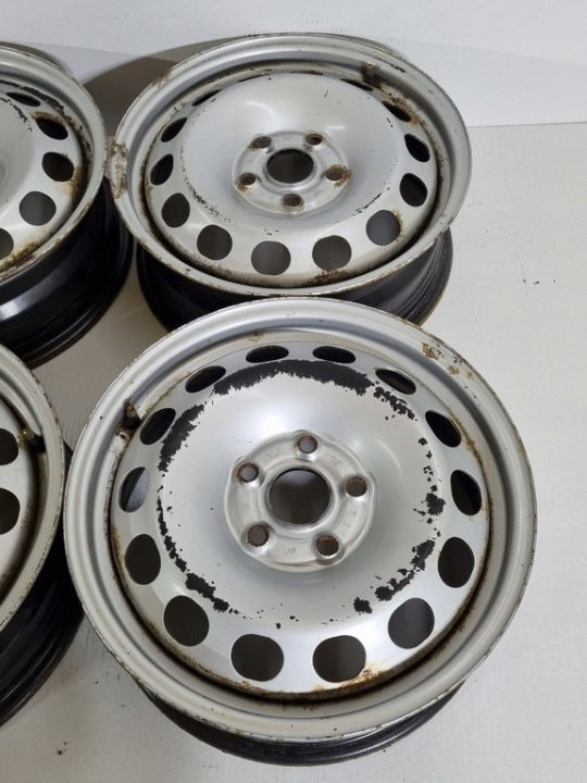 4x Alufelge 16 Zoll 6.0" 5x112 50ET Silber 2K3601027 VW Caddy Rim Wheel FEL6302464488ml