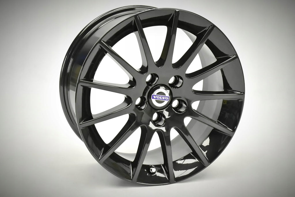 4x Alufelge 16 Zoll 7.5" 5x108 45ET Glanz Schwarz 9466832 Volvo V70 C70 FEL9672181178tz